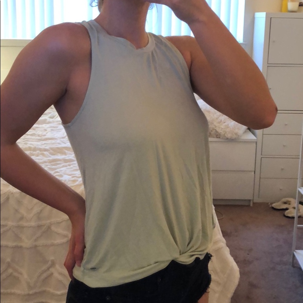 Mint Green High Neck Soft & Basic Tank - image 6